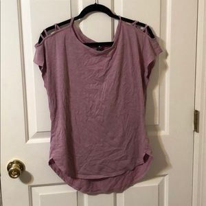 Cut out shoulder top